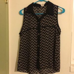 Collared blouse